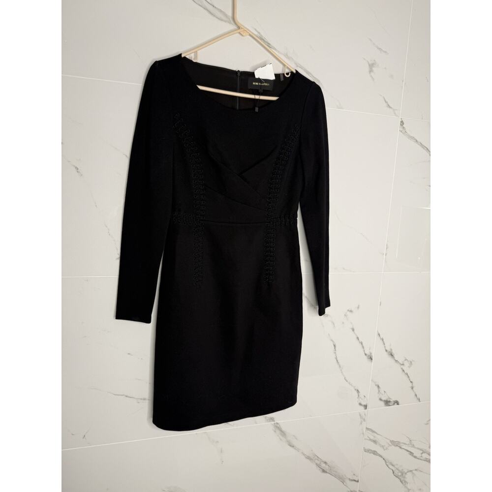 Kobi Halperin 'Presley' Jersey Sheath Dress, Size 4 - Black Career Old Money - Picture 4 of 15